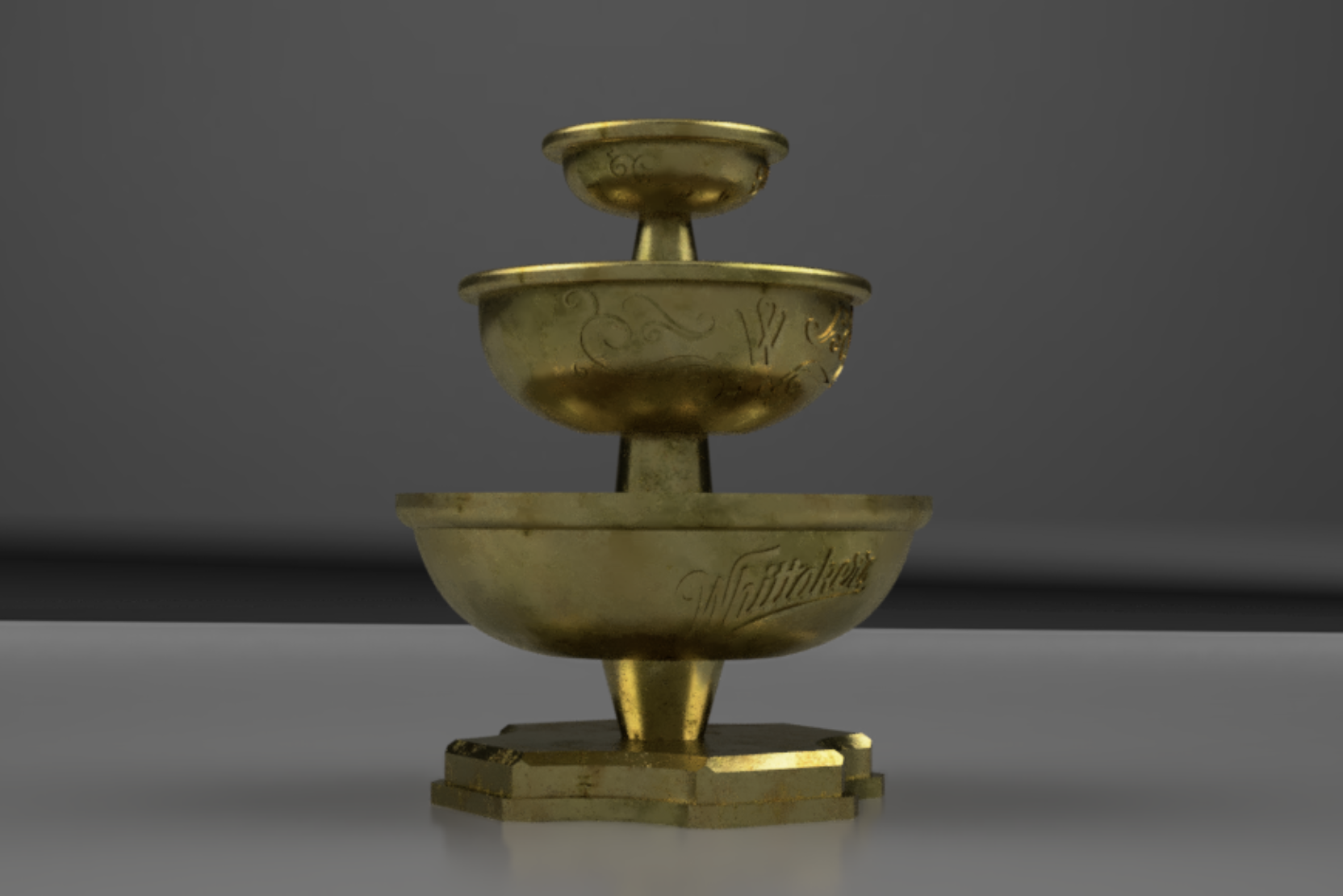 Fountain prop 3D concept